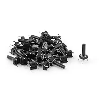 Tact Switch 6x6x15mm 4-Pin Momentary PCB Push Button
