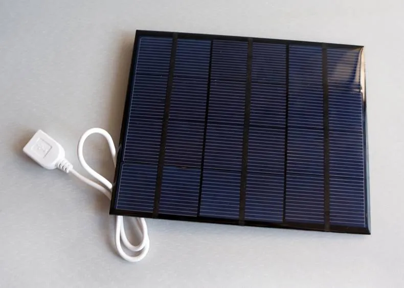Polycrystalline Solar Cell 6V 3.5W with USB Output 165x135mm