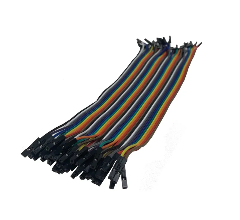Female-to-Female Dupont Jumper Wire Ribbon 40-Pin 10cm