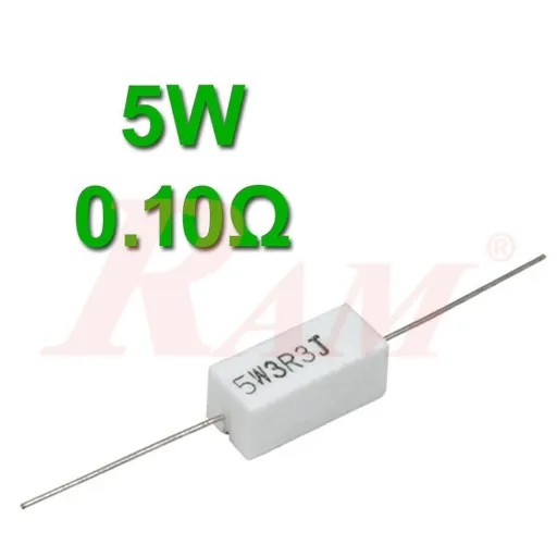 Ceramic Power Resistor 5W 0.10Ω