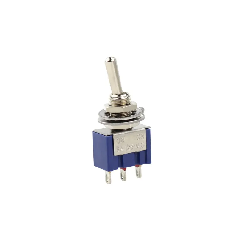Toggle Switch SPDT ON-OFF-ON 6A 125V AC 3-Pin