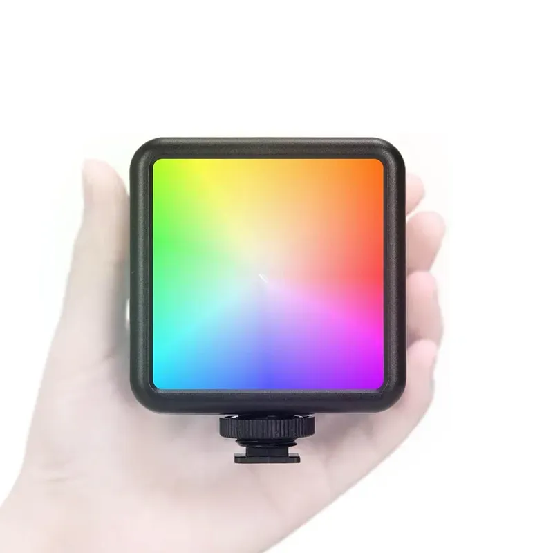 T2 RGB Mini LED Video Light for Camera & Selfie Stick
