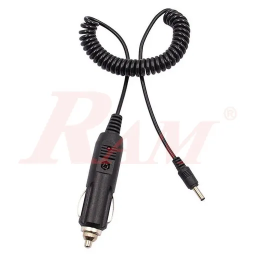 Car Cigarette Lighter Male Plug to 2.1mm DC Power Cable