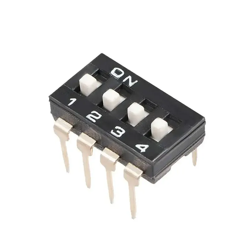 4-Way DIP Switch with Long Legs