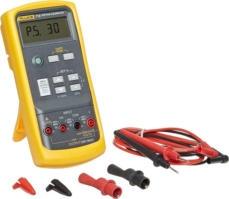 Fluke 715 Volt/mA Calibrator 0-24 mA, 0-10 V, 0-100 mV