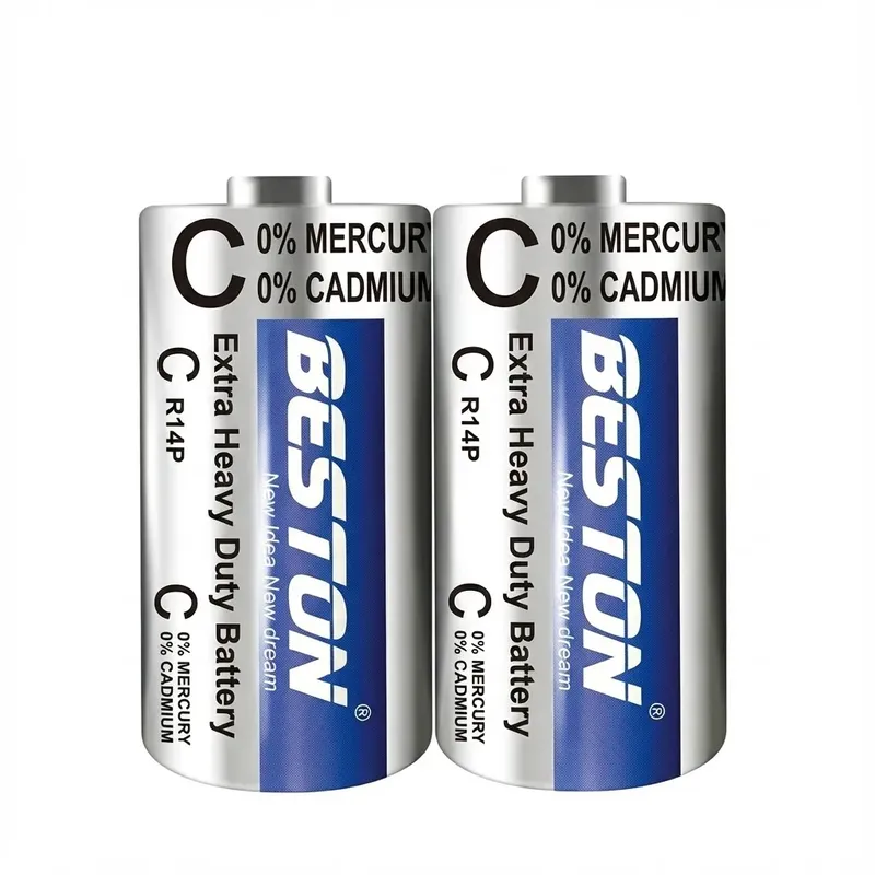 Beston C R14S 1.5V Extra Heavy Duty Battery 2-Pack (Loose)