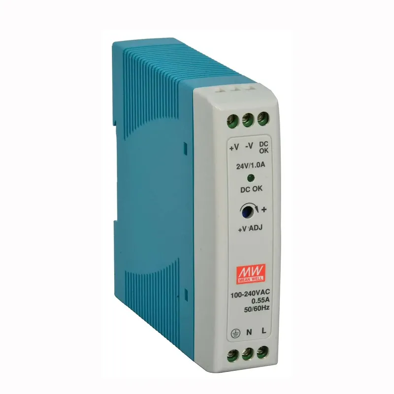 MEAN WELL MDR-20-24 DIN Rail Power Supply 24V 1A