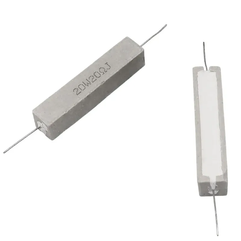 Power Resistor 20W 20 Ohm ±5% Ceramic Cement Axial