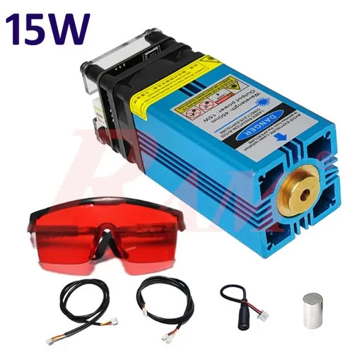 15W 450nm Blue Laser Engraving Head Module for CNC Engravers