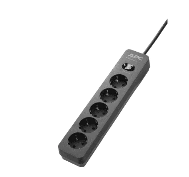 APC Essential SurgeArrest PME5B-GR 5 Outlet Black 230V
