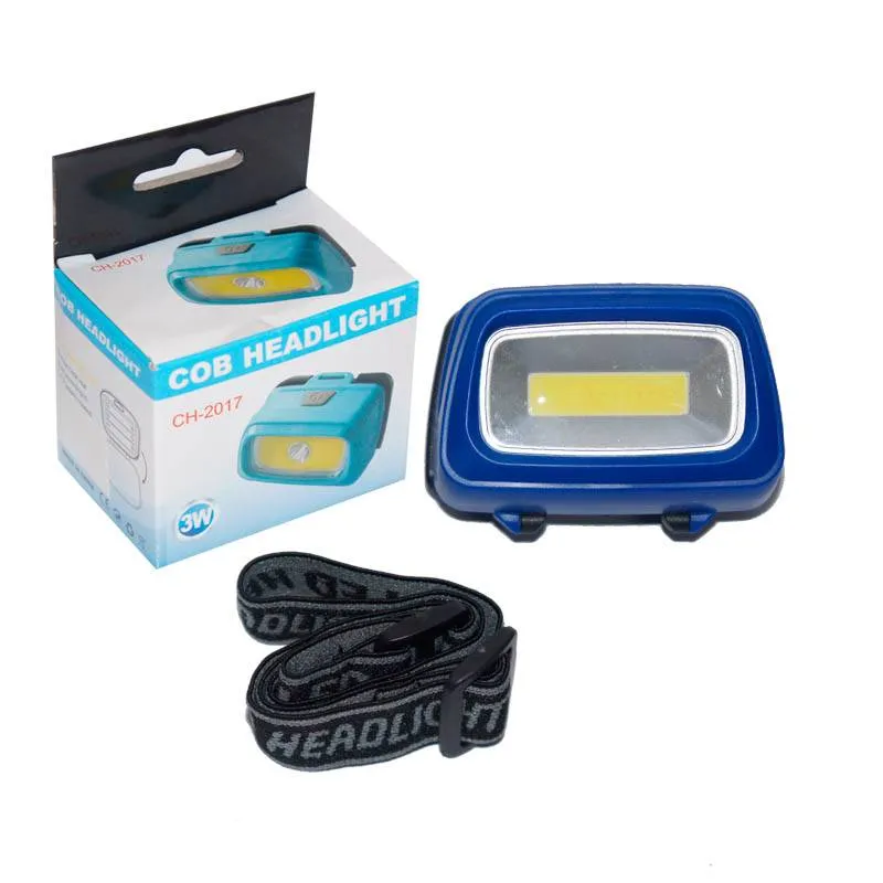 Headlights COB CH-2017 3W Head-Mounted LED Headlamp