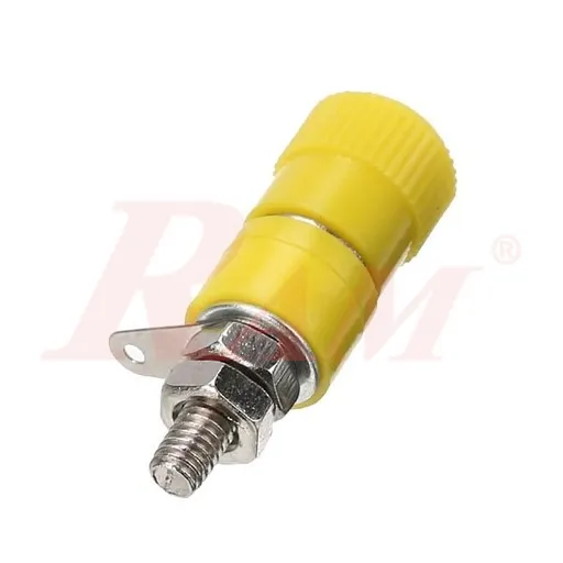 Banana Female Socket 4mm Yellow