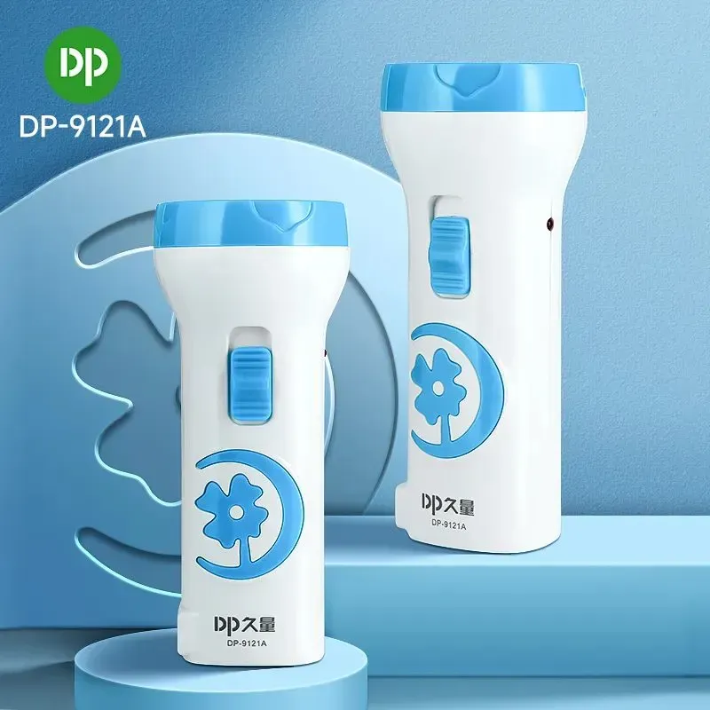 كشاف LED قابل لإعادة الشحن موديل DP-9121A بإضاءة خافتة وقوية