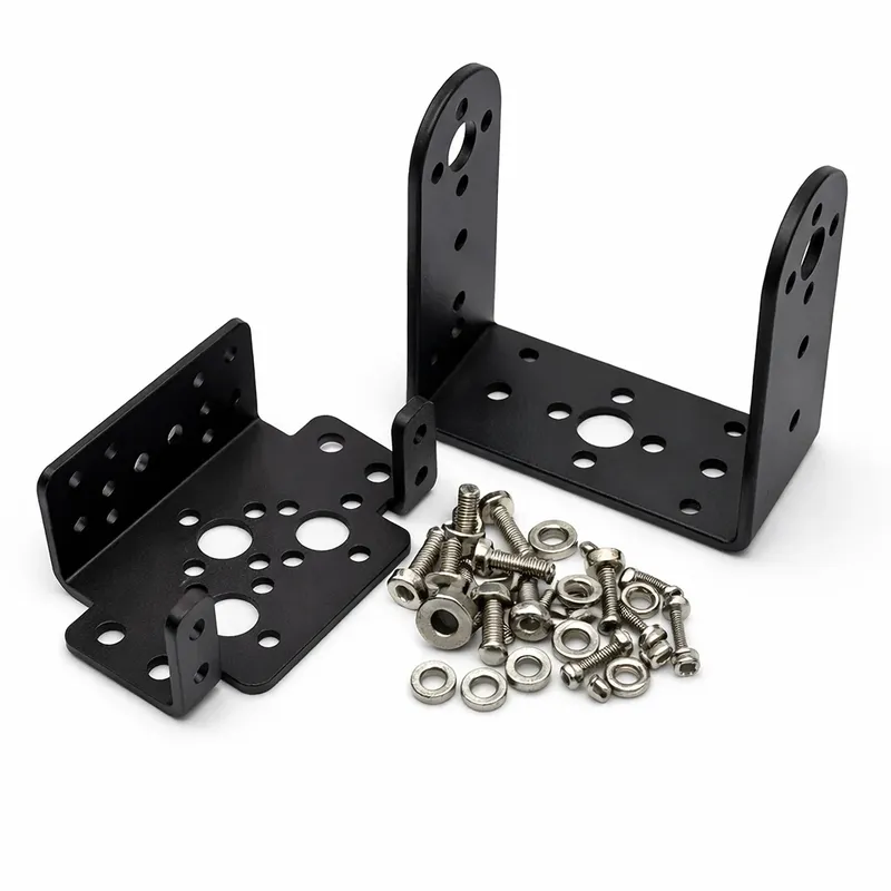 Aluminum Servo Pan-Tilt Bracket Kit with Long Arm and Ball Bearing