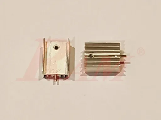 مشتت حرارة من الألومنيوم 25×14×10 مم لمنظمات الجهد 78xx و79xx