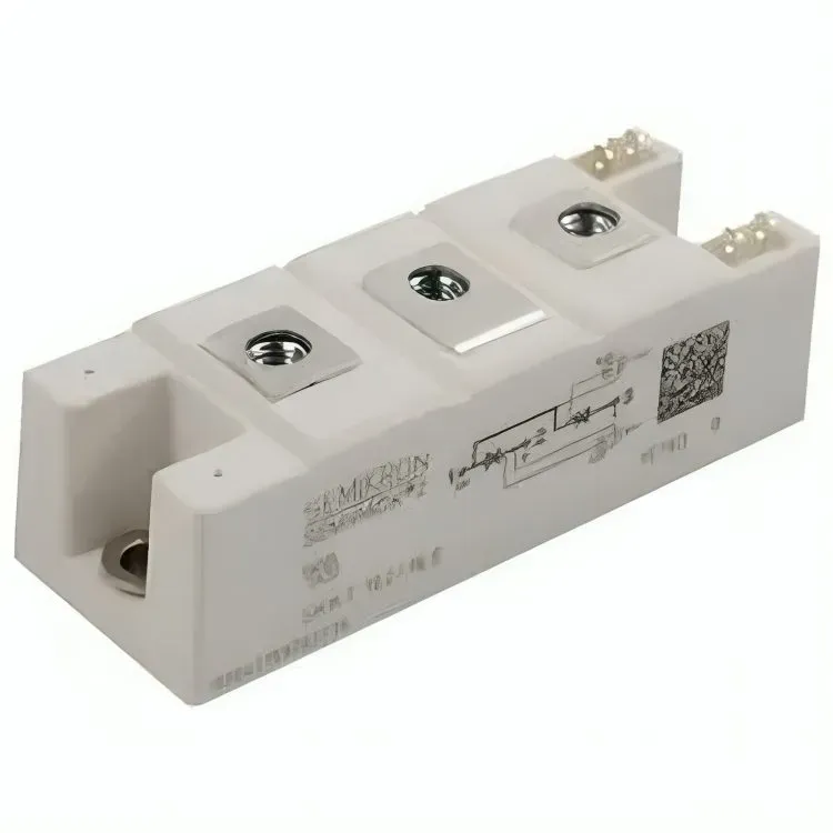وحدة ثايرستور مزدوجة SEMIKRON SKKT 162/16E، 1.6kV و156A