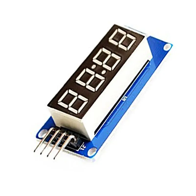 وحدة عرض رقمي 4 خانات بشريحة TM1637 لعرض الوقت (HW-069)