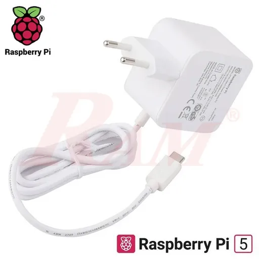 Raspberry Pi 5 27W USB-C Official Power Supply