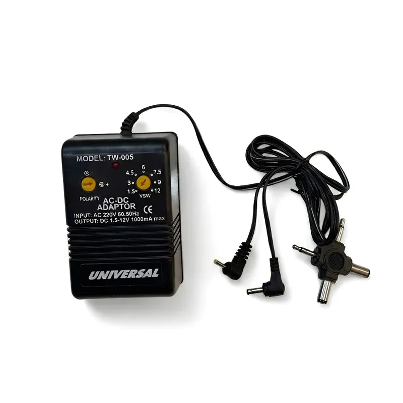 Unregulated Variable AC/DC Adapter 1.5V-12V 1000mA