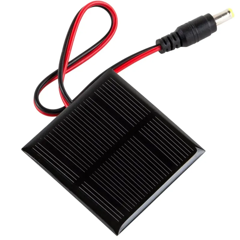 OSEPP SC10036 Monocrystalline Solar Cell 3.6V 100mA with Barrel Plug