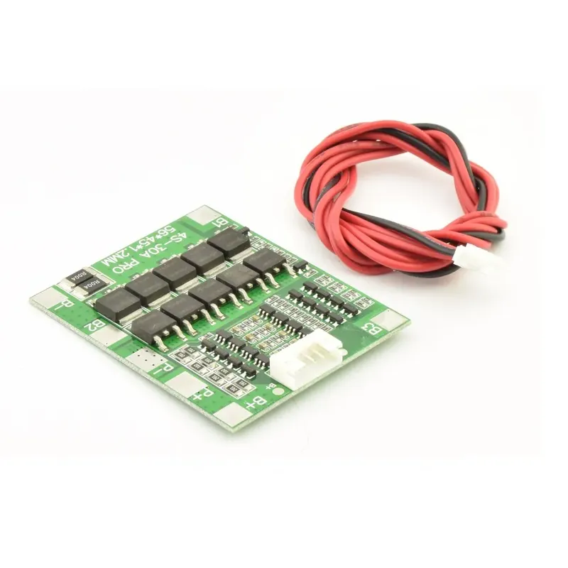 4S 30A Li-ion BMS Protection Board 14.8V with Cell Balancing