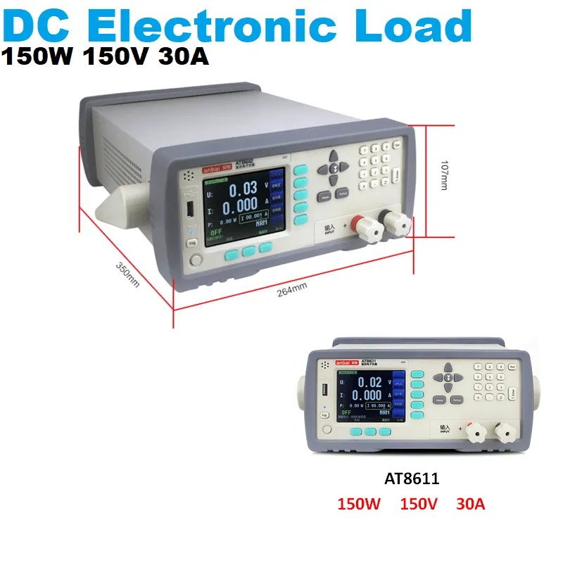 AT8611 DC Electronic Load 150V 30A 150W