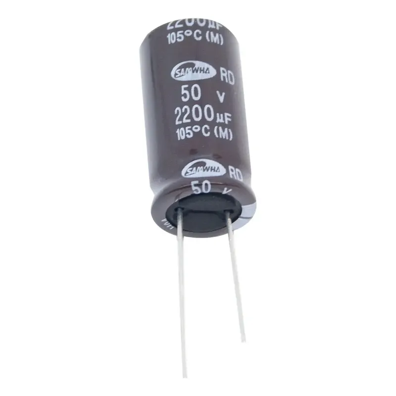 SAMWHA 2200uF 50V RD Series Electrolytic Capacitor 16x35.5mm