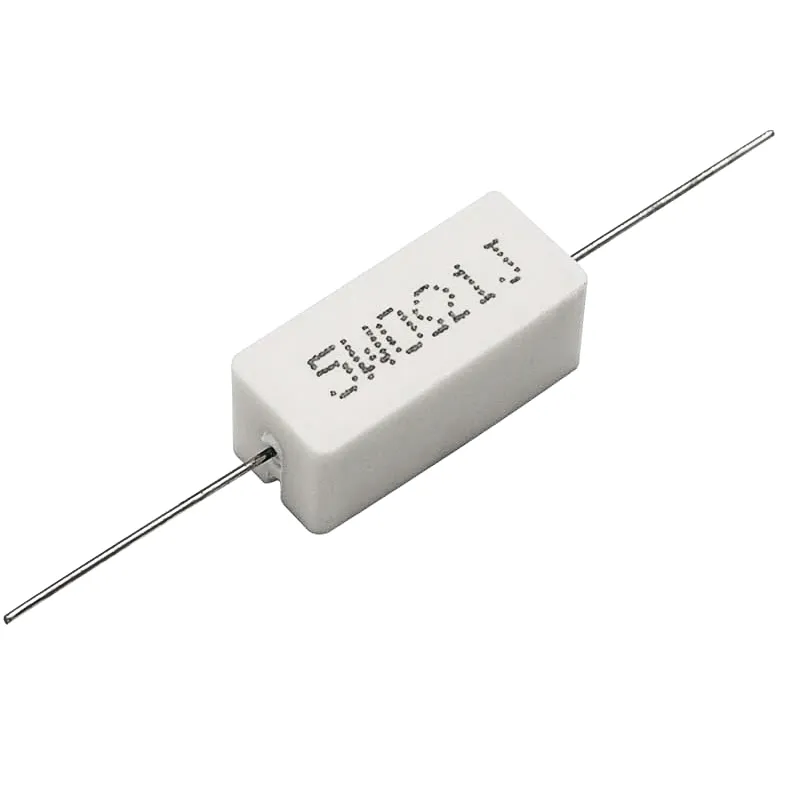 Power Resistor 0.1Ω (100mΩ) 5W Through-Hole Wirewound Ceramic