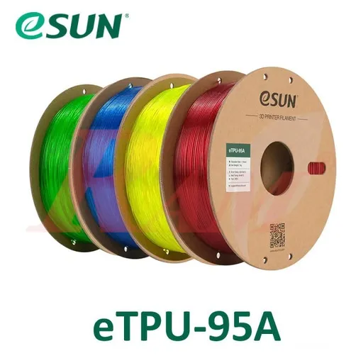 فيلامنت eSUN من نوع TPU-95A للطابعات ثلاثية الأبعاد 1.75 مم - 1 كجم