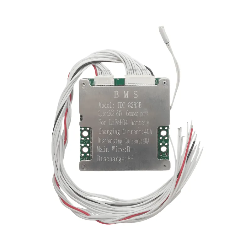 TDT-8283B LiFePO4 BMS 20S 40A 64V with Cell Balancing