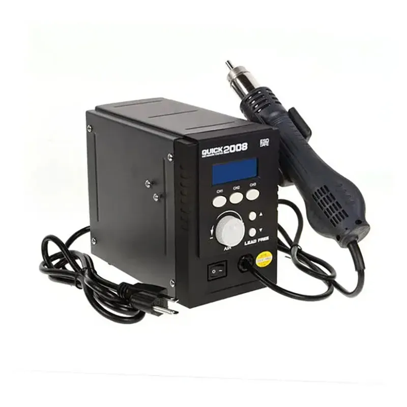محطة إعادة تأهيل بالهواء الساخن QUICK 2008 بقدرة 700 واط وشاشة LED