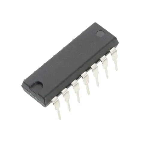 TL084CP مضخم عمليات رباعي بمدخل JFET بهيكل DIP-14