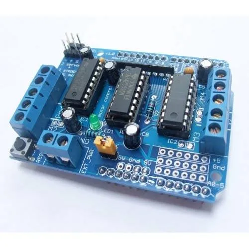 Arduino 4-Motor Driver Shield (L293D, 74HC595)