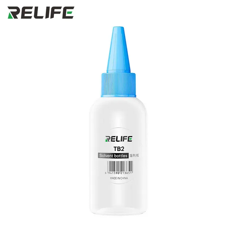 زجاجة مذيب بلاستيكية بأنبوب إبرة RELIFE TB2 مع إبر