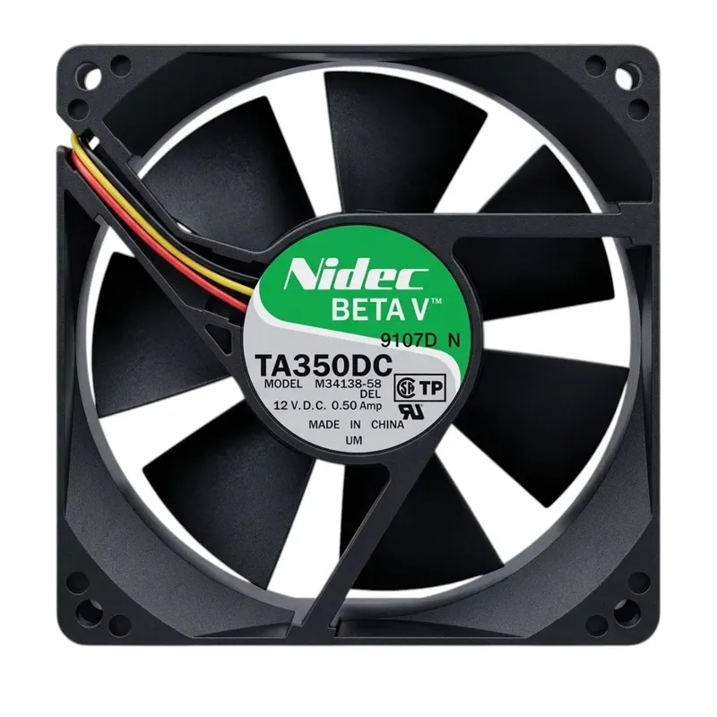 مروحة Nidec Beta V TA350DC تيار مستمر 12 فولت 0.5 أمبير 92×92×25 مم