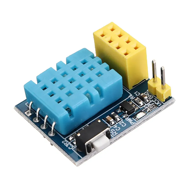 DHT11 Temperature & Humidity Sensor with ESP-01/ESP-01S Adapter
