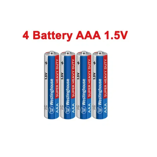 Westinghouse AAA 1.5 V Heavy Duty Battery (4 Pack)