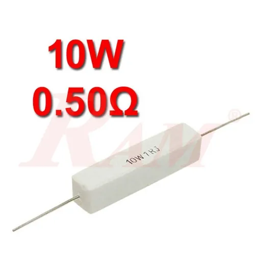 Ceramic Power Resistor 10W 0.5Ω