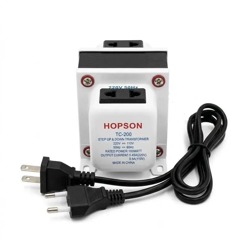 HOPSON TC-200 Step-Up/Step-Down Transformer 100W 220V-110V