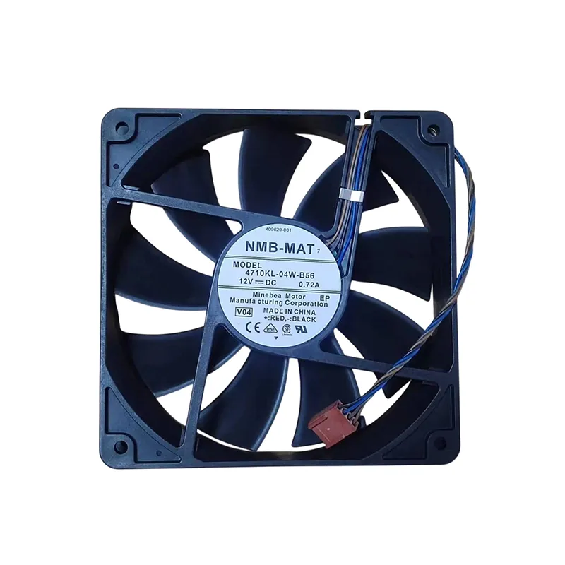 مروحة NMB 4710KL-04W-B56 تيار مستمر 12V 0.72A ‏120×120×25mm