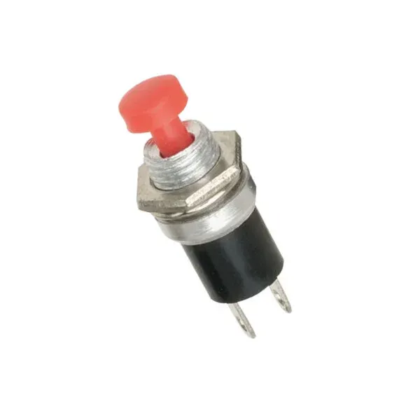 Round Momentary Push Button N/C 2-Pin, 7 mm Panel Cut-Out