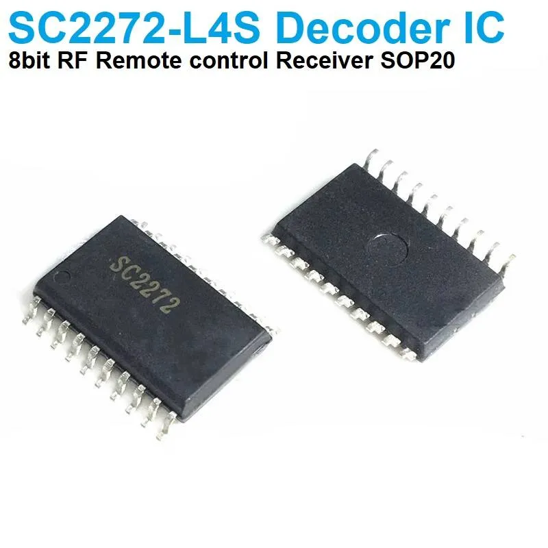 SC2272-L4S RF Remote Control Decoder 4 Latched Outputs SOP-20