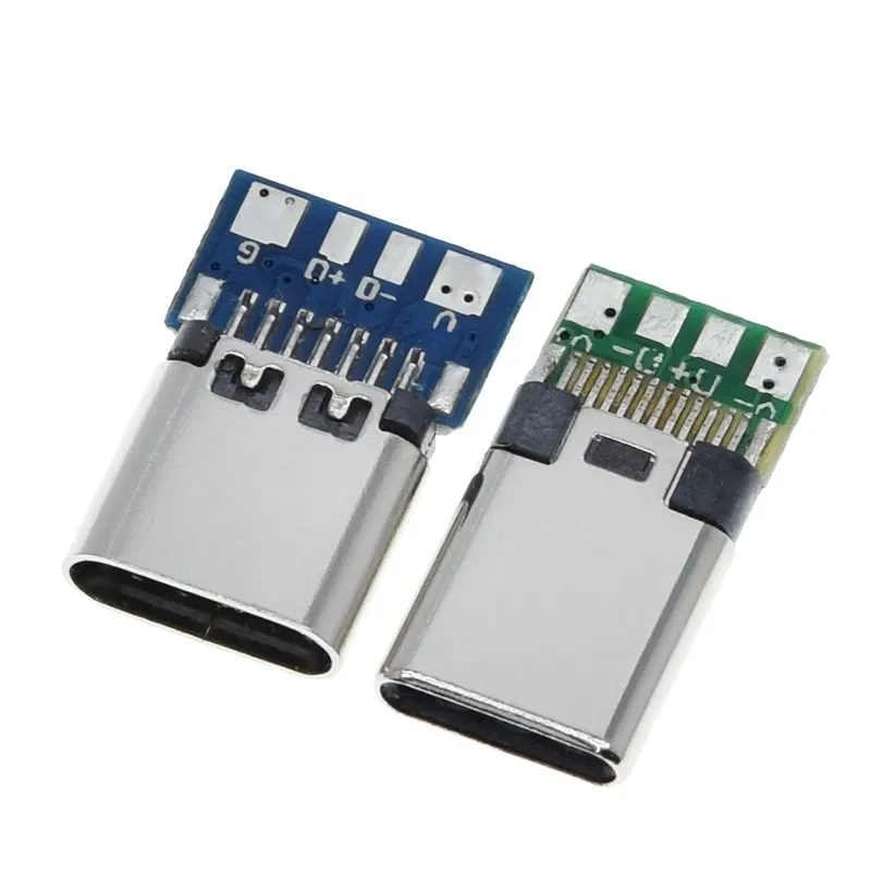 موصل USB 3.1 Type-C ذو 4 أطراف (ذكر/أنثى) للوحات PCB