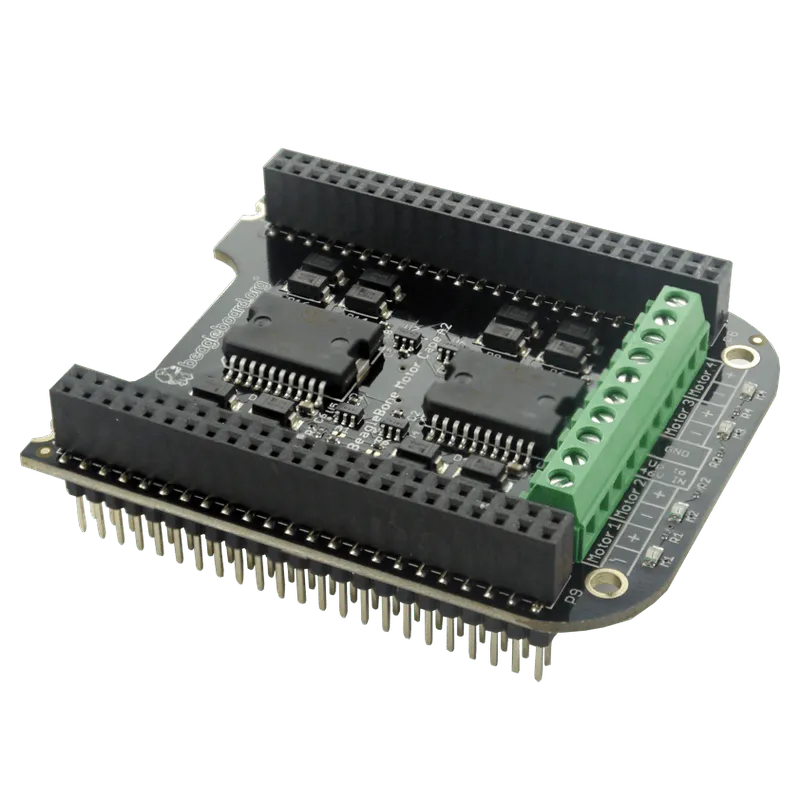 BeagleBone Motor Cape 4 x 3A DC Motor Outputs Up to 46V