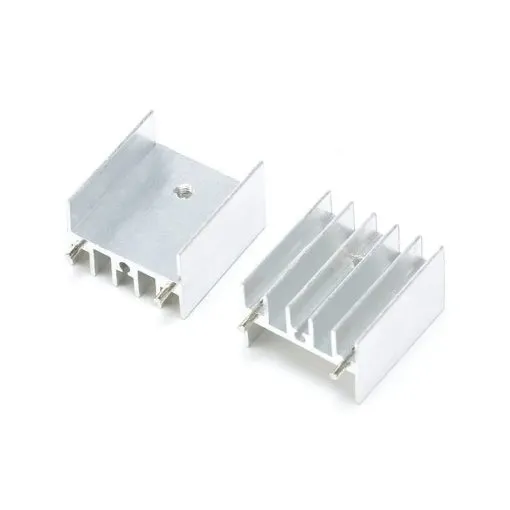Aluminum Heatsink 25x23x16mm with 6 Fins for TO-220 / TO-218 / TO-247