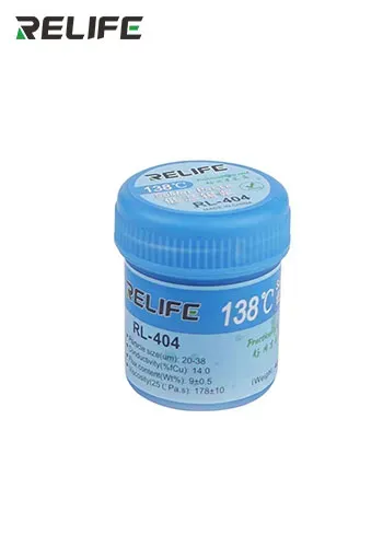 Relife RL-404 Low-Temp Lead-Free Solder Paste 40g 138°C