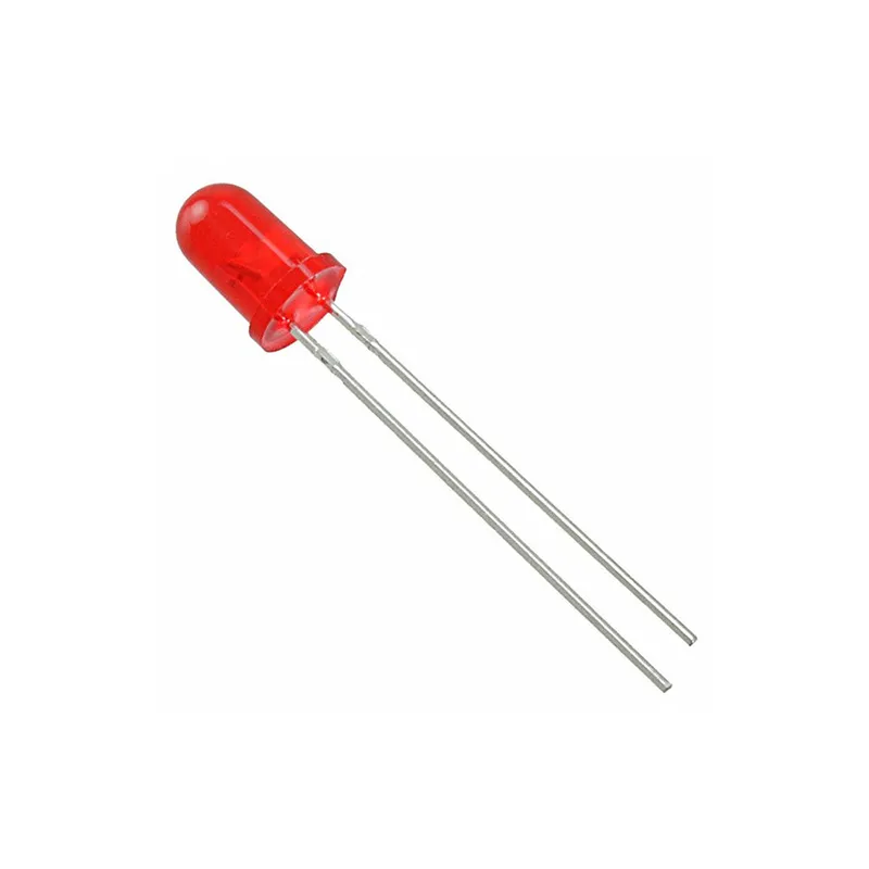 Red 5mm LED Through-Hole (Water-Clear Lens)