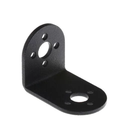 Aluminum L-Shape Servo Connector Bracket, Black