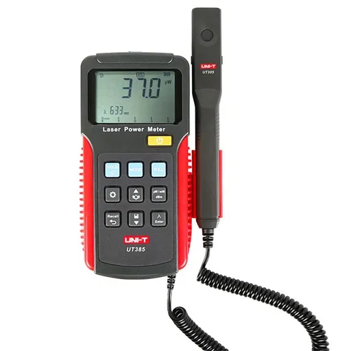 مقياس قدرة الليزر UNI-T UT385 بنطاق من 0 ميكروواط إلى 39.99 ميلي واط
