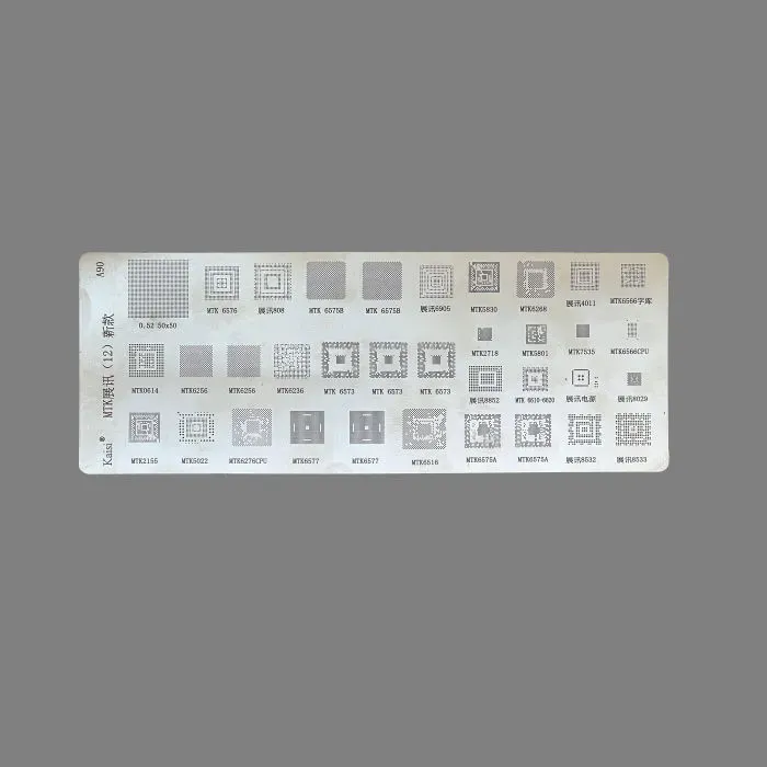 Universal BGA Reballing Stencil A90 35-in-1